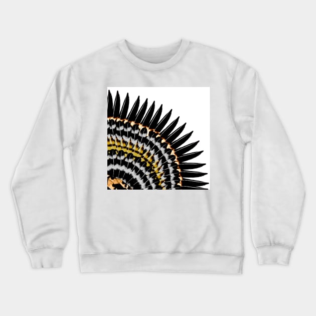 Feather Fringe Crewneck Sweatshirt by AmayaBrydon